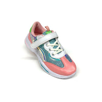 Kids' Glossy Velcro Shoes with Letter design