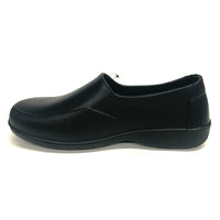 Men's Black Slip-Resistance Work Slip-On