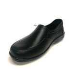 Men's Black Slip-Resistance Work Slip-On