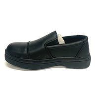 Men's Black Slip-Resistance Work Slip-On