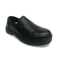 Men's Black Slip-Resistance Work Slip-On