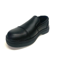 Men's Black Slip-Resistance Work Slip-On